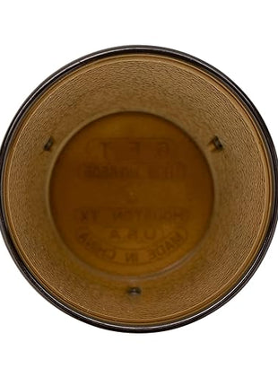 G.E.T. 6608-1-A-EC Heavy-Duty Plastic Restaurant Tumblers, 8 Ounce, Amber (Set of 4)" }