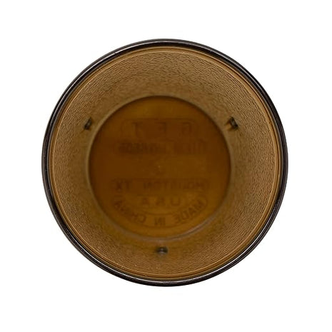 G.E.T. 6608-1-A-EC Heavy-Duty Plastic Restaurant Tumblers, 8 Ounce, Amber (Set of 4)" }