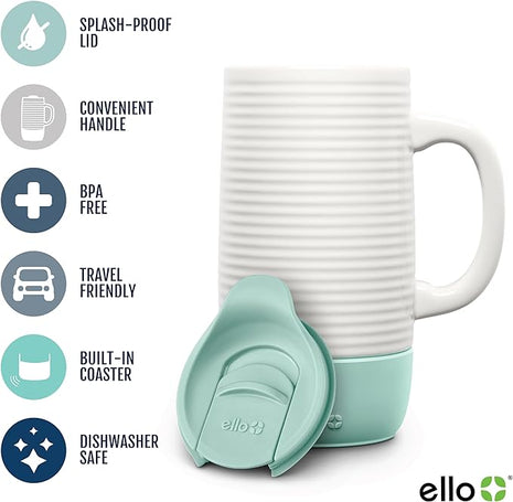 Ello Jane 18oz Ceramic Travel