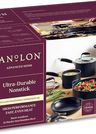Anolon Advanced Home Hard Anodized 11-Piece Cookware Set