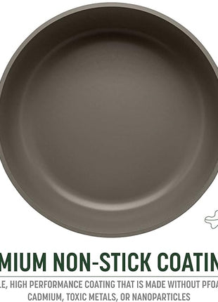 Goodful All-in-One Pan, Multilayer Nonstick, High-Performance Cast Construction, Multipurpose Design Replaces Multiple Pots and Pans, Dishwasher Safe Cookware, 11-Inch, 4.4-Quart Capacity, Sage Green