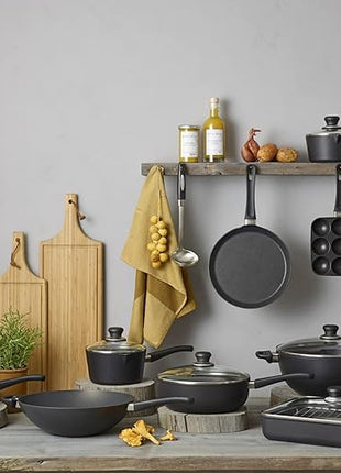 Scanpan Classic Induction 10 Piece Cookware Set – Compatible with All Cooktops, Induction Ready, Metal Utensil Safe, Oven Safe to 500°F, Dishwasher Safe