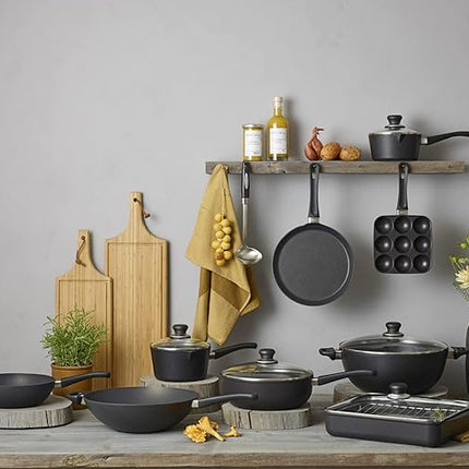 Scanpan Classic Induction 10 Piece Cookware Set – Compatible with All Cooktops, Induction Ready, Metal Utensil Safe, Oven Safe to 500°F, Dishwasher Safe