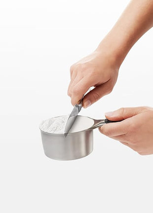 OXO Good Grips Stainless Steel Measuring Cups and Spoons 8-Piece Set, 4 Cups and 4 Spoons