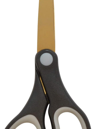 Westcott 55847 8-Inch Titanium-Bonded Scissors For Office and Home, Black/Gold, 2 Pack