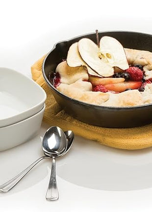 Lodge Wildlife Series-8" Cast Iron Skillet with Duck Scene, 8", Black