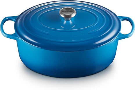 Le Creuset Enameled Cast Iron Signature Oval Dutch Oven, 9.5 qt., Marseille