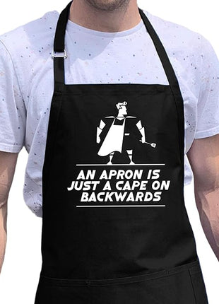 ApronMen - Funny Apron For Men - BBQ Gifts for Men & Unique Gifts for Fathers - Mens Aprons for Grilling