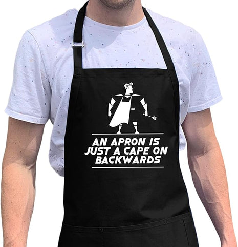 ApronMen - Funny Apron For Men - BBQ Gifts for Men & Unique Gifts for Fathers - Mens Aprons for Grilling