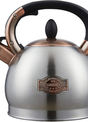 Tea Kettle -2.8 Quart Tea Kettles Stovetop Whistling Teapot Stainless Steel Tea Pots for Stove Top Whistle Tea Pot