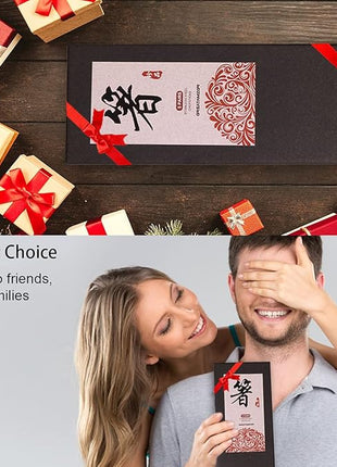 Metal Chopsticks Reusable Multicolor Stainless Steel Chopsticks Dishwasher Safe Chop Sticks Laser Engraved Copper Coin Pattern Square Non-slip, 9 1/4 Inches 5 Pairs Gift Set