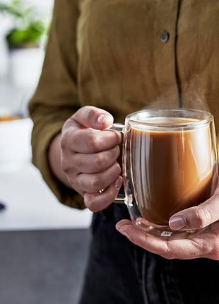 ZWILLING Sorrento Plus 2-pc Double-Wall Glass Latte Mug Set