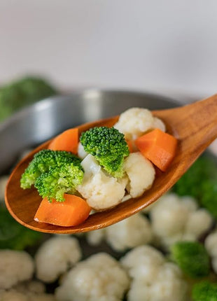 FAAY Premium Wooden Slotted Spoon, Handcraft from Teak | Healthy, Durable, High Moist and High Heat Resistance for Non Stick Cookware.