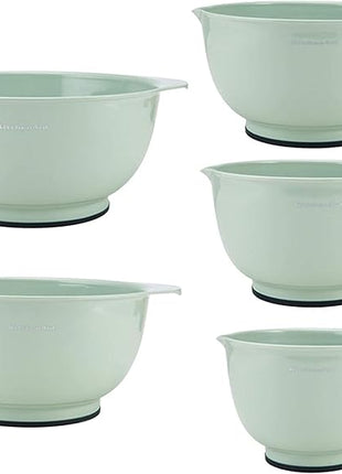KitchenAid Classic Mixing Bowls, Set of 5, Pistachio