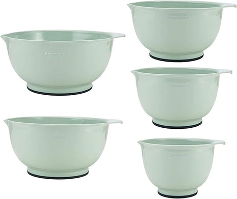 KitchenAid Classic Mixing Bowls, Set of 5, Pistachio
