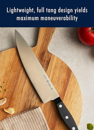 HENCKELS Premium Quality 15-Piece Knife Set with Block, Razor-Sharp, German Engineered Knife Informed by over 100 Years of Masterful Knife Making, Lightweight and Strong, Dishwasher Safe