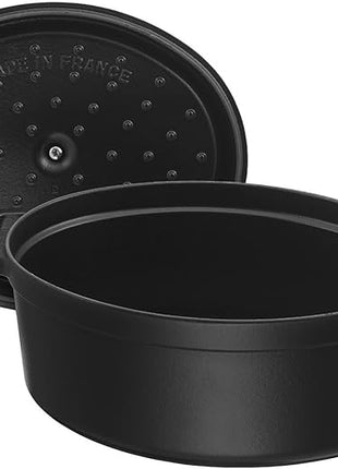 STAUB 40509-322-0 Cocotte Oval 33cm Black