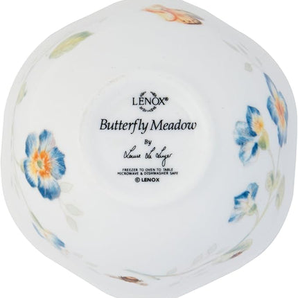 Lenox 806737 Butterfly Meadow Dessert Bowl, Multicolor, 1 Count (Pack of 2)