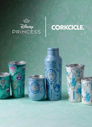Corkcicle Classic Coffee Mug - Triple Insulated Stainless Steel for Travel - Shatter-Proof Lid - Keeps Drink Hot Over 3 Hours - Holiday Mug Gift - Great for Gifting Warmth - 16 oz - Princess Belle