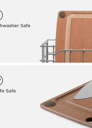 Epicurean All-in-One 14.5" × 11.25" Cutting Board in Nutmeg