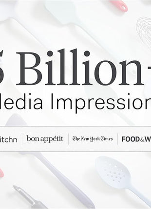 GIR: Get It Right 5 Piece Silicone Essentials Kitchen Utensils Set - Ladle, Spatula, Flip, Spoon & Spoonula - Non-Toxic Cooking Utensils for Nonstick Cookware, Cooking and Baking - Charcoal