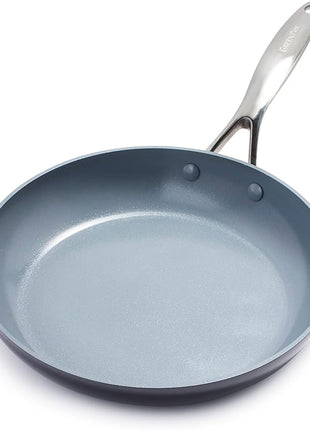 GreenPan Valencia Pro Hard Anodized Healthy Ceramic Nonstick 12" Frying Pan Skillet, PFAS-Free Cookware, Stainless Steel Handle, Induction Suitable, Dishwasher Safe, Oven Safe,