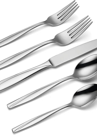Oneida Camlynn Mirror 20 Piece Everyday Flatware Set, Service for 4 (Pack of 3)