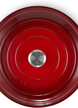 Le Creuset Enameled Cast Iron Signature Braiser, 5 qt, Cerise