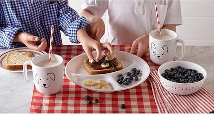 Corelle Winter Frost White 8.5"/21,6 cm Divided Luncheon Plate, Pack of 6