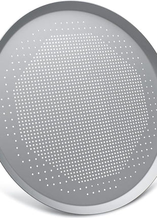 Beasea Pizza Pan, 16 Inch Pizza Tray with Holes for Oven Nonstick Perforated Pizza Crisper Tray Bakeware, Aluminum Alloy Round Pizza Baking Pans Stainless Cooking Dish for Home Kitchen Restaurant