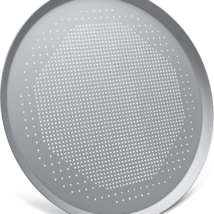 Beasea Pizza Pan, 16 Inch Pizza Tray with Holes for Oven Nonstick Perforated Pizza Crisper Tray Bakeware, Aluminum Alloy Round Pizza Baking Pans Stainless Cooking Dish for Home Kitchen Restaurant