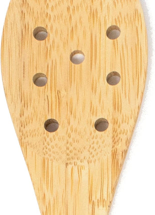 Norpro 12-Inch Bamboo Spoon with Holes