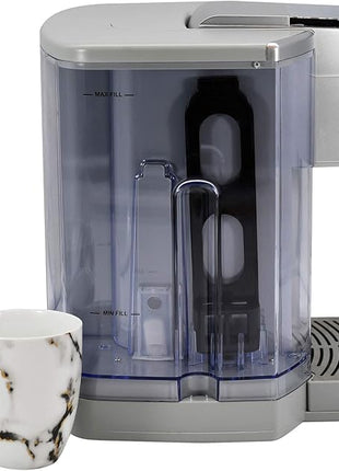 Cuisinart Coffee Maker, Single Serve 72-Ounce Reservoir Coffee Machine, Programmable Brewing & Hot Water Dispenser, Stainless Steel, Cool Grey