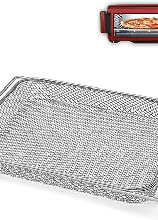 Air Fryer Oven Basket Replacement Baking Trays for Ninja Foodi SP201 SP301 SP351 Series Dual Heat Air Fryer Oven, Mesh Basket，Air Fryer Accessories for Ninja Foodi Air Fry Oven