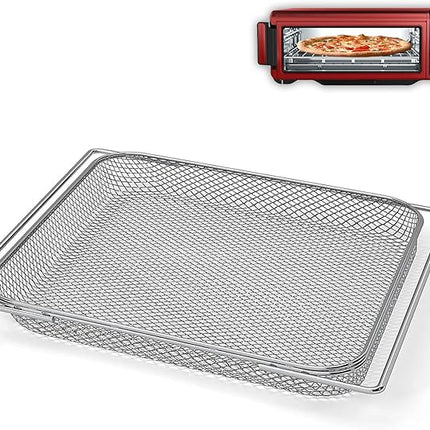 Air Fryer Oven Basket Replacement Baking Trays for Ninja Foodi SP201 SP301 SP351 Series Dual Heat Air Fryer Oven, Mesh Basket，Air Fryer Accessories for Ninja Foodi Air Fry Oven