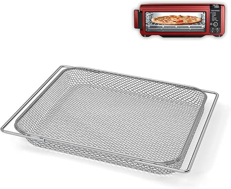 Air Fryer Oven Basket Replacement Baking Trays for Ninja Foodi SP201 SP301 SP351 Series Dual Heat Air Fryer Oven, Mesh Basket，Air Fryer Accessories for Ninja Foodi Air Fry Oven