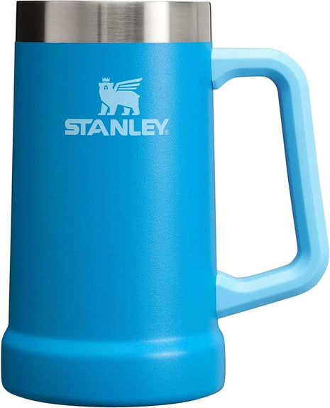 Stanley Stay-Chill Beer Stein 24 oz | Heavy Duty Big Grip Handle | Beer Tumbler Drink Cup, Holds 2 Cans | Insulated Stainless Steel Party Mug | BPA-Free