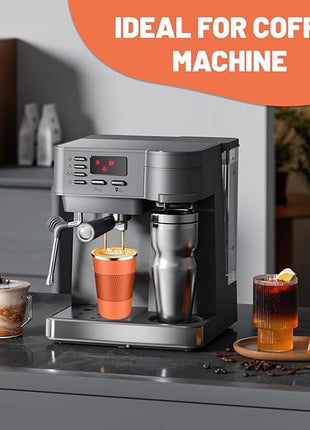 Insulated Coffee Tumblers with Flip Lid 12oz / 17oz, Stainless Steel Travel Coffee Mug Leak Proof, Vacuum Insulated Coffee Mug Reusable Cup, Keeps Cold and Hot for Coffee Tea