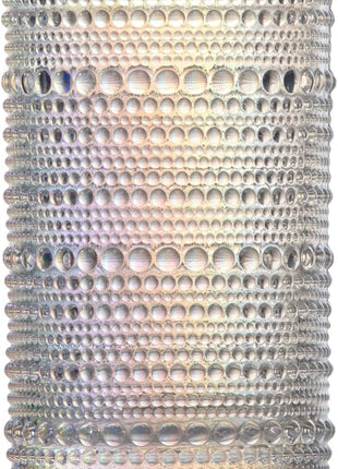 Fortessa Jupiter Beaded Hobnail Glass, 13 Ounce Iced Beverage (Set of 6), Iridescent