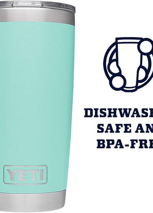 YETI Rambler 20 oz Stainless Steel Vacuum Insulated Tumbler w/MagSlider Lid