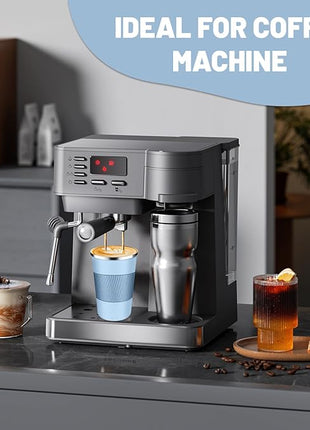 Insulated Coffee Tumblers with Flip Lid 12oz / 17oz, Stainless Steel Travel Coffee Mug Leak Proof, Vacuum Insulated Coffee Mug Reusable Cup, Keeps Cold and Hot for Coffee Tea