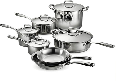Tramontina Cookware Set Stainless Steel Tri-Ply Base, 80101/203DS