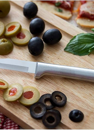 Rada Cutlery 3-Piece Paring Knife Galore Knife Gift Set, Silver Handles