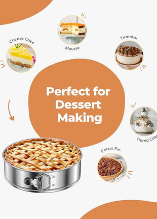 Kootek Cake Pan, Nonstick Springform Pan with Removable Bottom, 9 Inch Round Cheesecake Cake Baking Pans