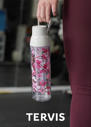 Tervis Venture Lite Tropical Animal Collection Made in USA Double Walled Insulated Tumbler Travel Cup Keeps Drinks Cold & Hot, 24oz Water Bottle, Turtle