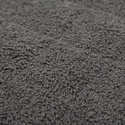 100% Cotton Kitchen Everyday Basic Terry Pot Holder Heat Resistant Coaster Potholder for Cooking and Baking Set of 5 Mineral Gray