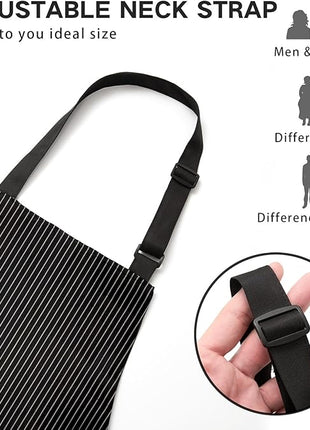 2 Pack Adjustable Bib Apron with 2 Pockets Chef Cooking Kitchen Restaurant Aprons for Women Men