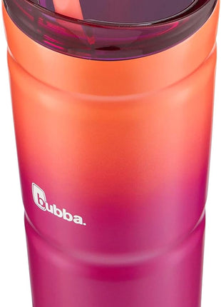Bubba Envy S Vacuum-Insulated Stainless Steel Tumbler with Lid and Straw, 24 oz, Pink Sorbet
