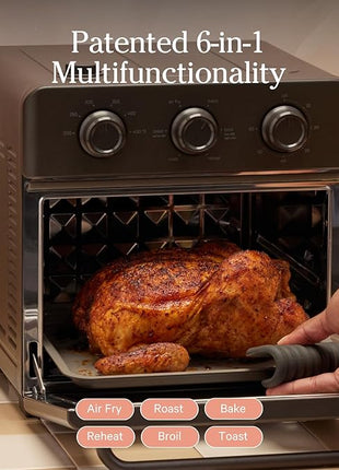 Our Place Wonder Oven Essentials Kit | Extra Air Fryer Basket & Nonstick Ceramic-Coated Bake Pan | Oven Safe, Eco-Friendly | Char