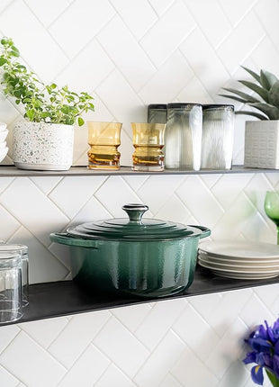 Le Creuset Enameled Cast Iron Signature Round Dutch Oven, 5.5 qt., Artichaut